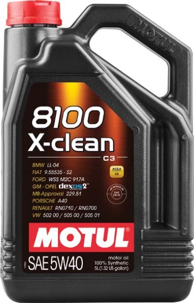 MOT 8100 X-CLEAN 5L Ulei motor MOTUL 5W40 8100 X-Clean 5L MOTUL 